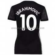 Billige Manchester United Dame 2017-18 Fotballdrakter Zlatan Ibrahimovic 9 Bortedraktsett Kortermet